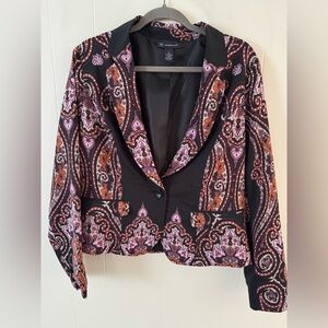 INC International Concepts Paisley Blazer